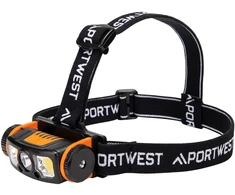 Galvos prožektorius PORTWEST PA76, Pw spalvos: Juodas/Oranžinis