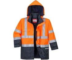 Gero matomumo apsauginė striukė nuo lietaus Portwest S779, Dydis: M, Pw spalvos: Geltona/Navy