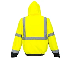 Gero matomumo aukščiausios kokybės PORTWEST S365 3 viename Bomber striukė, Dydis: XL, Pw spalvos: Geltona/Juodas