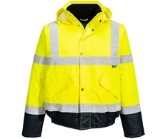 Gero matomumo dviejų spalvų PORTWEST S266 Bomber striukė, Dydis: XL, Pw spalvos: Oranžinis/Navy