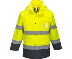 Gero matomumo kontrastinė PORTWEST S162 striukė 3-viename, Dydis: S, Pw spalvos: Oranžinis/Navy