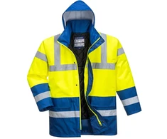 Unimet Gero matomumo kontrastinga PORTWEST S466 kelininko striukė, Dydis: XL, Pw spalvos: Geltona/Royal