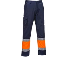 Gero matomumo lengvo svorio dviejų spalvų PORTWEST L049 kelnės, Dydis: S, Pw spalvos: Geltona/Navy