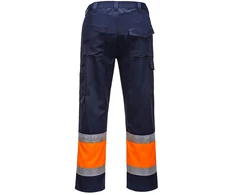 Gero matomumo lengvo svorio dviejų spalvų PORTWEST L049 kelnės, Dydis: S, Pw spalvos: Geltona/Navy