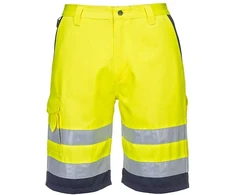 Gero matomumo lengvo svorio PORTWEST L043 polimedvilniniai šortai, Dydis: M, Pw spalvos: Geltona/Teal