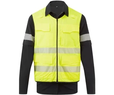 Gero matomumo PORTWEST BX322 5- viename marškinėliai, Dydis: M, Pw spalvos: Juodas/Geltona