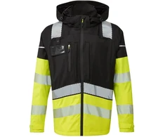 Gero matomumo PORTWEST BX323 3 viename striukė nuo lietaus, Dydis: L, Pw spalvos: Geltona/Juodas