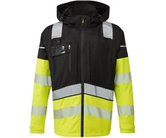 Gero matomumo PORTWEST BX323 3 viename striukė nuo lietaus, Dydis: L, Pw spalvos: Geltona/Juodas