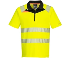 Gero matomumo PORTWEST DX412 polo marškinėliai trumpomis rankovėmis, Dydis: 4XL, Pw spalvos: Oranžinis/Juodas