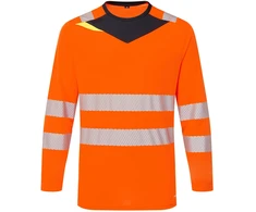 Gero matomumo PORTWEST DX416 sportiniai marškinėliai, Dydis: 5XL, Pw spalvos: Oranžinis/Juodas