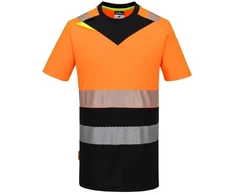 Gero matomumo PORTWEST DX434 sportiniai marškinėliai, Dydis: XXXL, Pw spalvos: Geltona/Juodas