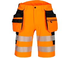 Gero matomumo PORTWEST DX446 šortai su kišenėmis, Dydis: 32, Pw spalvos: Oranžinis/Juodas
