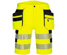 Gero matomumo PORTWEST DX446 šortai su kišenėmis, Dydis: 44, Pw spalvos: Oranžinis/Juodas