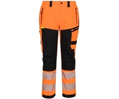 Gero matomumo PORTWEST DX448 kelnės nuo lietaus, Dydis: 46, Pw spalvos: Oranžinis/Juodas