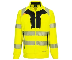 Gero matomumo PORTWEST DX477 užsegamas džemperis, Dydis: XL, Pw spalvos: Oranžinis/Juodas