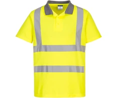 Gero matomumo PORTWEST EC10 polo marškinėliai trumpomis rankovėmis (6 pakuotėje), Dydis: XXXL, Pw spalvos: Geltona