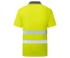 Gero matomumo PORTWEST ES477 polo marškinėliai trumpomis rankovėmis, Dydis: 5XL, Pw spalvos: Oranžinis