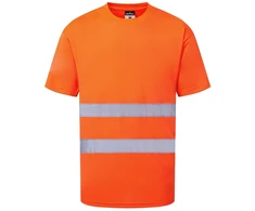 Gero matomumo PORTWEST ES478 marškinėliai trumpomis rankovėmis, Dydis: XS, Pw spalvos: Oranžinis