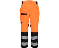 Gero matomumo PORTWEST EV402 darbo kelnės, Dydis: XL, Pw spalvos: Oranžinis/Juodas