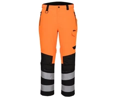 Gero matomumo PORTWEST EV402 darbo kelnės, Dydis: XL, Pw spalvos: Oranžinis/Juodas