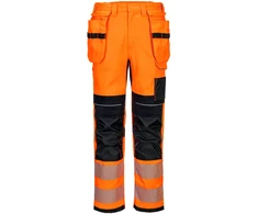 Gero matomumo PORTWEST FR415 darbo kelnės, Dydis: 32, Pw spalvos: Oranžinis/Juodas