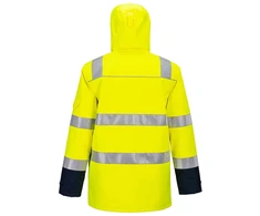 Gero matomumo PORTWEST FR605 striukė nuo lietaus, Dydis: S, Pw spalvos: Oranžinis/Navy