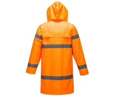 Gero matomumo PORTWEST H442 apsiaustas nuo lietaus 100 cm, Dydis: XXXL, Pw spalvos: Geltona