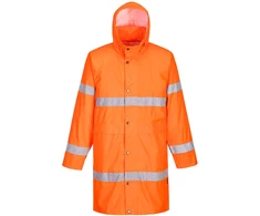 Gero matomumo PORTWEST H442 apsiaustas nuo lietaus 100 cm, Dydis: XXXL, Pw spalvos: Geltona