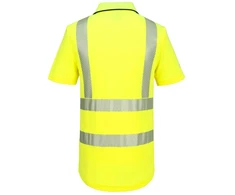 Gero matomumo PORTWEST KX302 polo marškinėliai su užtrauktuku, Dydis: XXXL, Pw spalvos: Geltona
