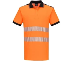 Gero matomumo PORTWEST PW317 polo marškinėliai trumpomis rankovėmis, Dydis: M, Pw spalvos: Geltona/Juodas