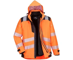 Gero matomumo PORTWEST PW365 striukė 3 viename, Dydis: XXL, Pw spalvos: Geltona/Juodas