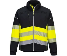 Gero matomumo PORTWEST PW375 Softshell striukė , Dydis: 4XL, Pw spalvos: Juodas/Oranžinis