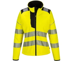 Gero matomumo PORTWEST PW381 Softshell striukė moterims, Dydis: XXL, Pw spalvos: Geltona/Juodas