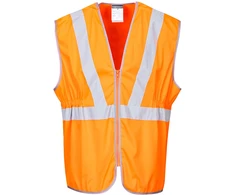 Gero matomumo PORTWEST RT20 ilga liemenė su užtrauktuku, Dydis: M, Pw spalvos: Oranžinis