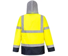 Gero matomumo PORTWEST S471 4 viename kontrastinga kelininko striukė, Dydis: L, Pw spalvos: Geltona/Navy