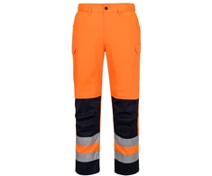Gero matomumo PORTWEST T143 darbo kelnės, Dydis: 46, Pw spalvos: Oranžinis/Navy