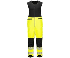Gero matomumo PORTWEST T150 kelnės nuo lietaus, Dydis: XL, Pw spalvos: Oranžinis/Juodas