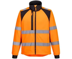 Gero matomumo Softshell PORTWEST darbo striukė, Dydis: XL, Pw spalvos: Geltona/Juodas