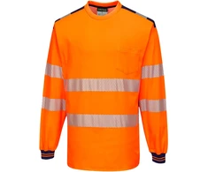 Gero matomumo sportiniai marškinėliai Portwest T185, Dydis: 4XL, Pw spalvos: Oranžinis/Navy