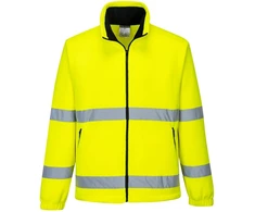 Gero matomumo vėjui atsparus PORTWEST F303 flisinis džemperis, Dydis: XXXL, Pw spalvos: Geltona