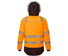 Gero matomumo žieminė PORTWEST PW369 Parka striukė, Dydis: S, Pw spalvos: Oranžinis/Juodas
