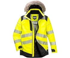 Gero matomumo žieminė PORTWEST PW369 Parka striukė, Dydis: L, Pw spalvos: Oranžinis/Juodas