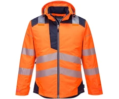 Gero matomumo žieminė striukė Portwest T400, Dydis: XXL, Pw spalvos: Oranžinis/Navy