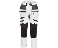 Kelnės su nusegamomis kišenėmis PORTWEST DX440, Dydis: 40, Pw spalvos: Baltas/Pilkas