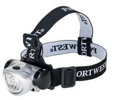 LED PORTWEST PA50 žibintuvėlis galvai, Pw spalvos: Sidabrinis