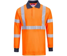 Liepsnai atsparūs Polo marškiniai Portwest FR76, Dydis: XXXL, Pw spalvos: Oranžinis
