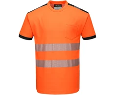Marškinėliai Portwest T181, Dydis: XXXL, Pw spalvos: Oranžinis/Navy
