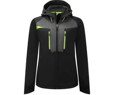 Moteriška PORTWEST DX486 Softshell striukė, Dydis: S, Pw spalvos: Juodas