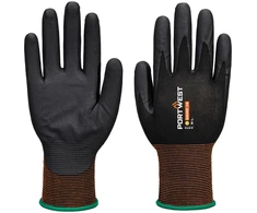 Nitrilo PORTWEST A374 pirštinės, Dydis: XS, Pw spalvos: Juodas