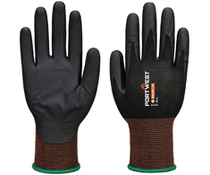 Nitrilo PORTWEST A374 pirštinės, Dydis: M, Pw spalvos: Juodas